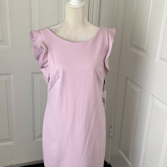 NWT Calvin Klein Cherry Blossom Sheath Dress SZ 12 - Flirty, Feminine, & Fierce - Picture 11 of 11